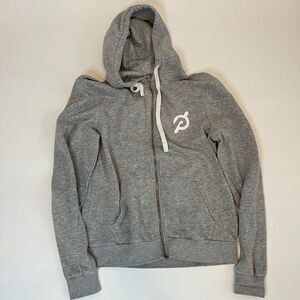 Peloton Unisex Full Zip Hoodie peloton logo size L
